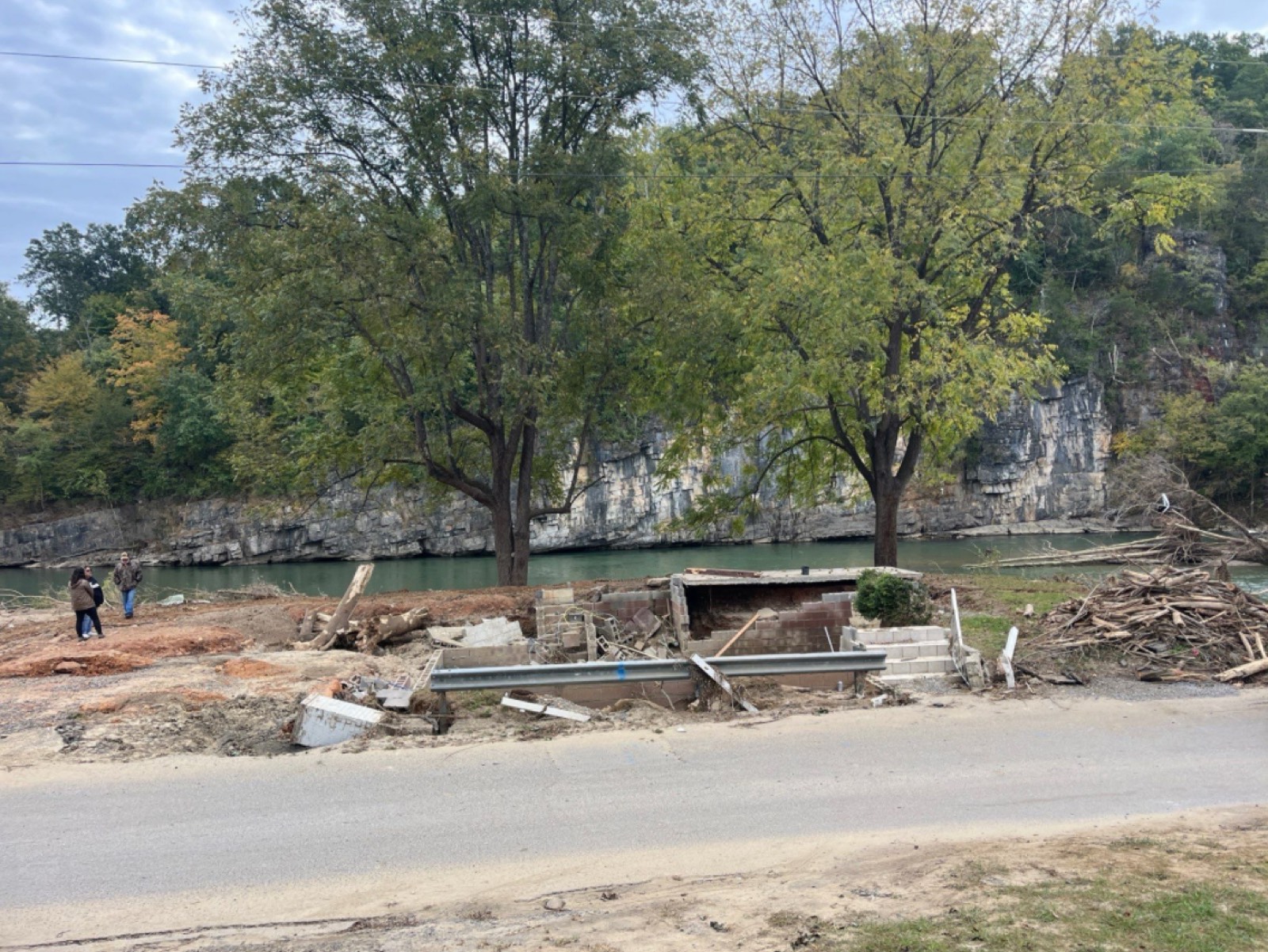 Newport, TN flood damage before rebuild
